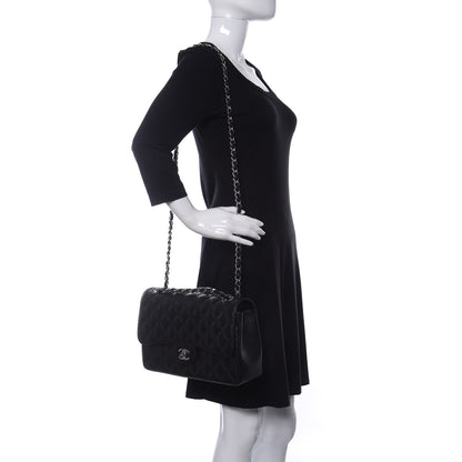 Chanel Caviar Quilted Jumbo Double Flap Black 2 of 10
