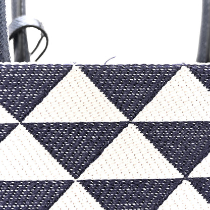 Prada Jacquard Saffiano Triangolo Symbole Embroidered Micro Tote Baltico Talco 10 of 10