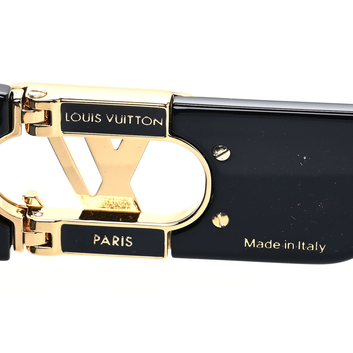 Acetate LV Link Square Sunglasses Z1480U Black