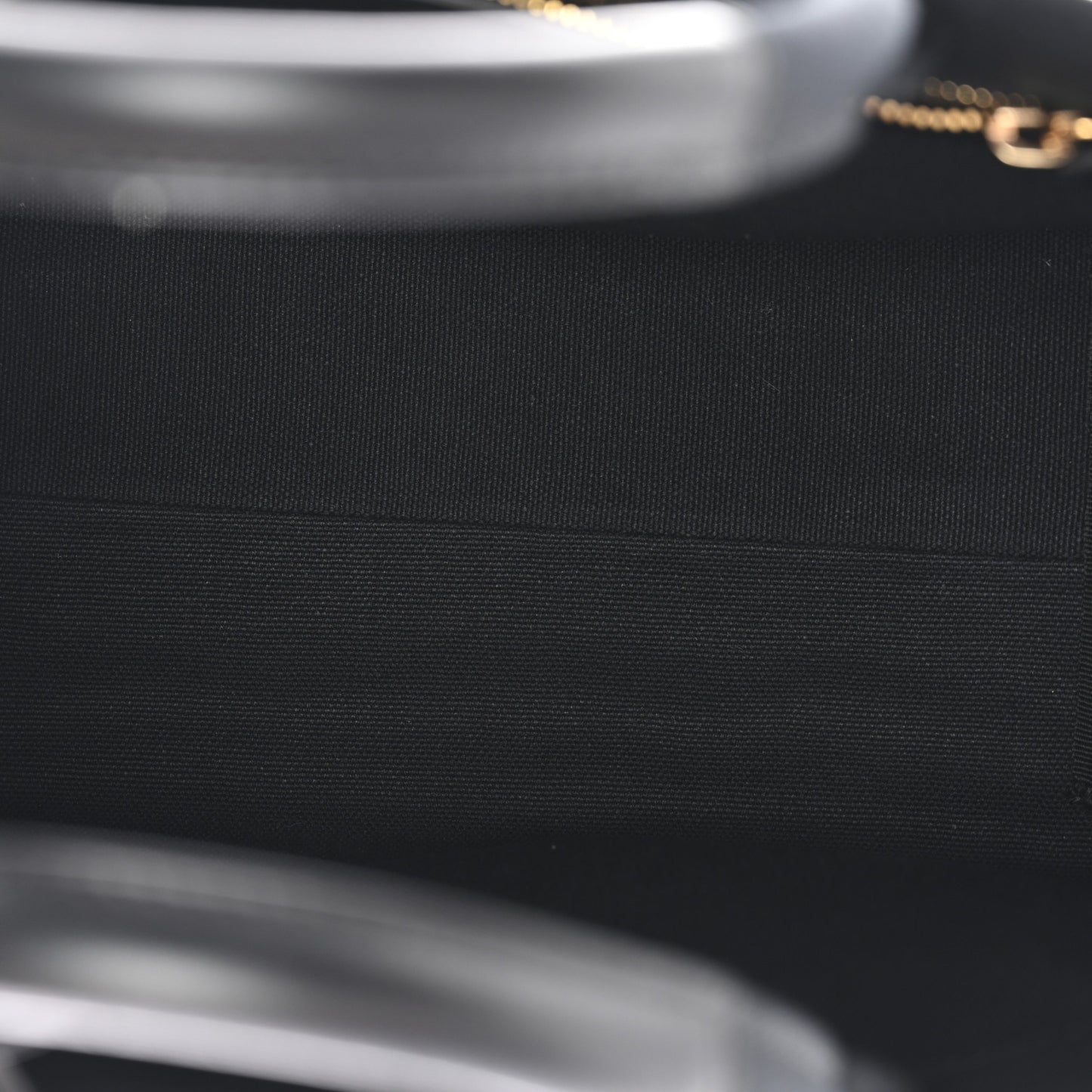 Canvas Studded Small Logo Tote Bag Black