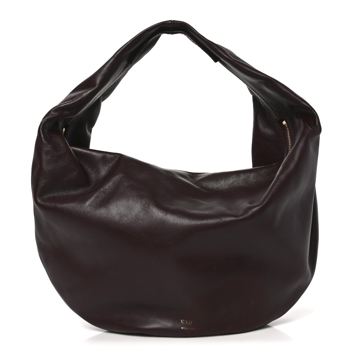Khaite Calfskin Medium Olivia Hobo Burgundy 1 of 9