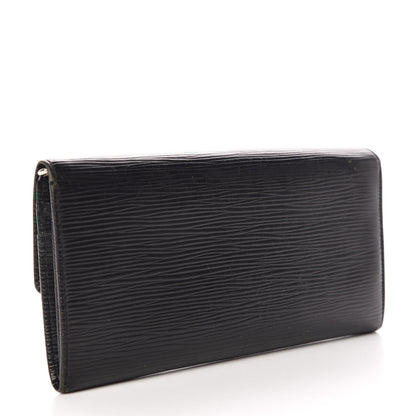 Louis Vuitton Epi Sarah Wallet Black 3 of 14