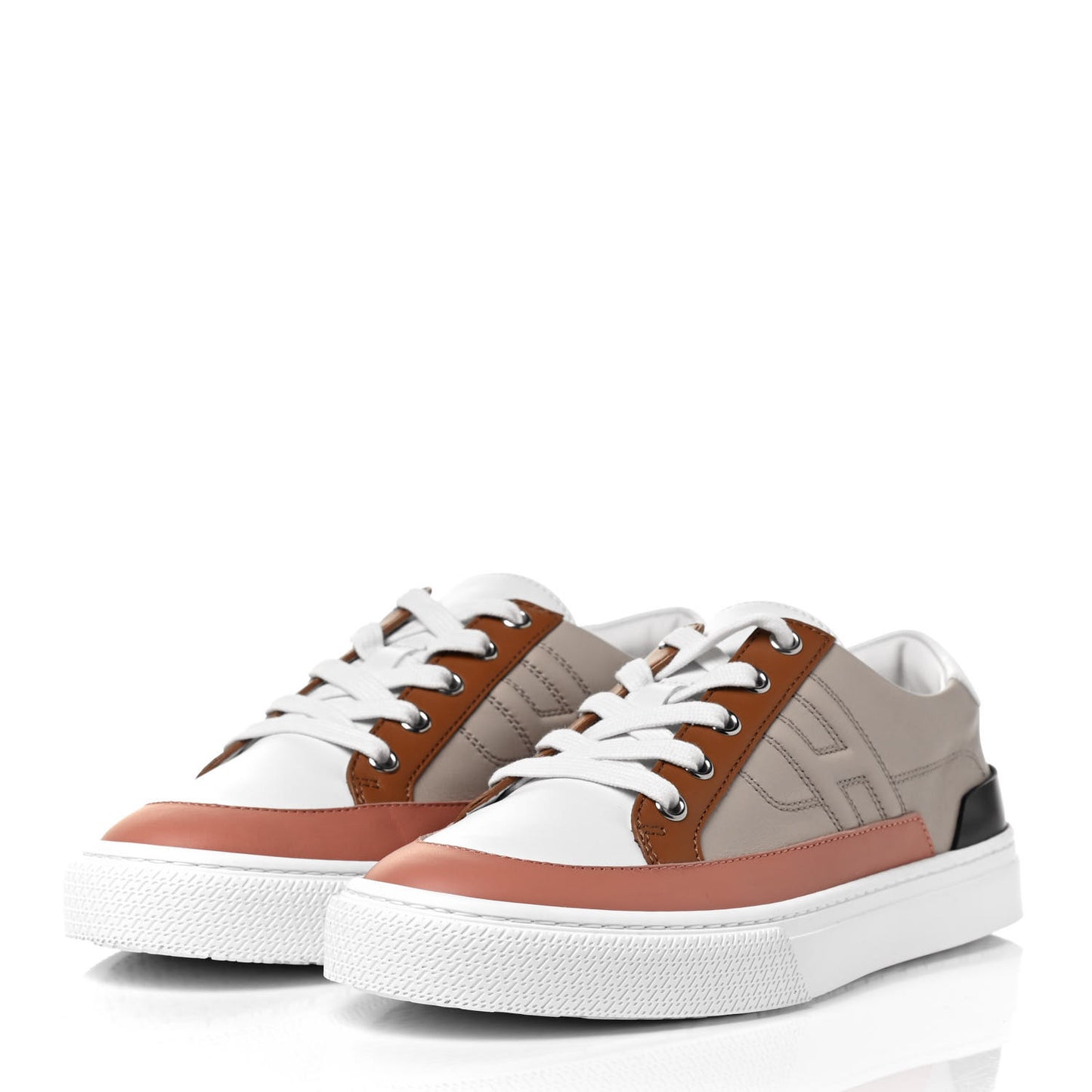 Calfskin Deep Sneakers 39.5 Multicolor White Gomme