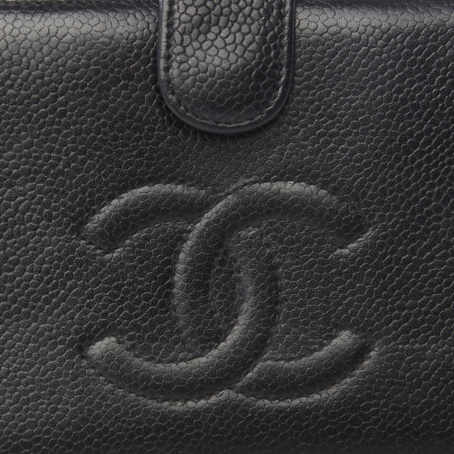 Chanel Caviar Timeless CC French Wallet Black 5 of 10