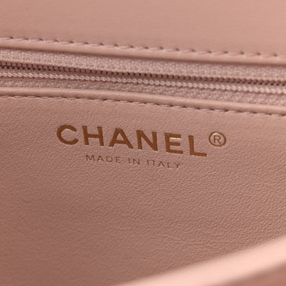 Chanel Lambskin Quilted Medium Trendy CC Flap Dual Handle Bag Light Beige 6 of 10
