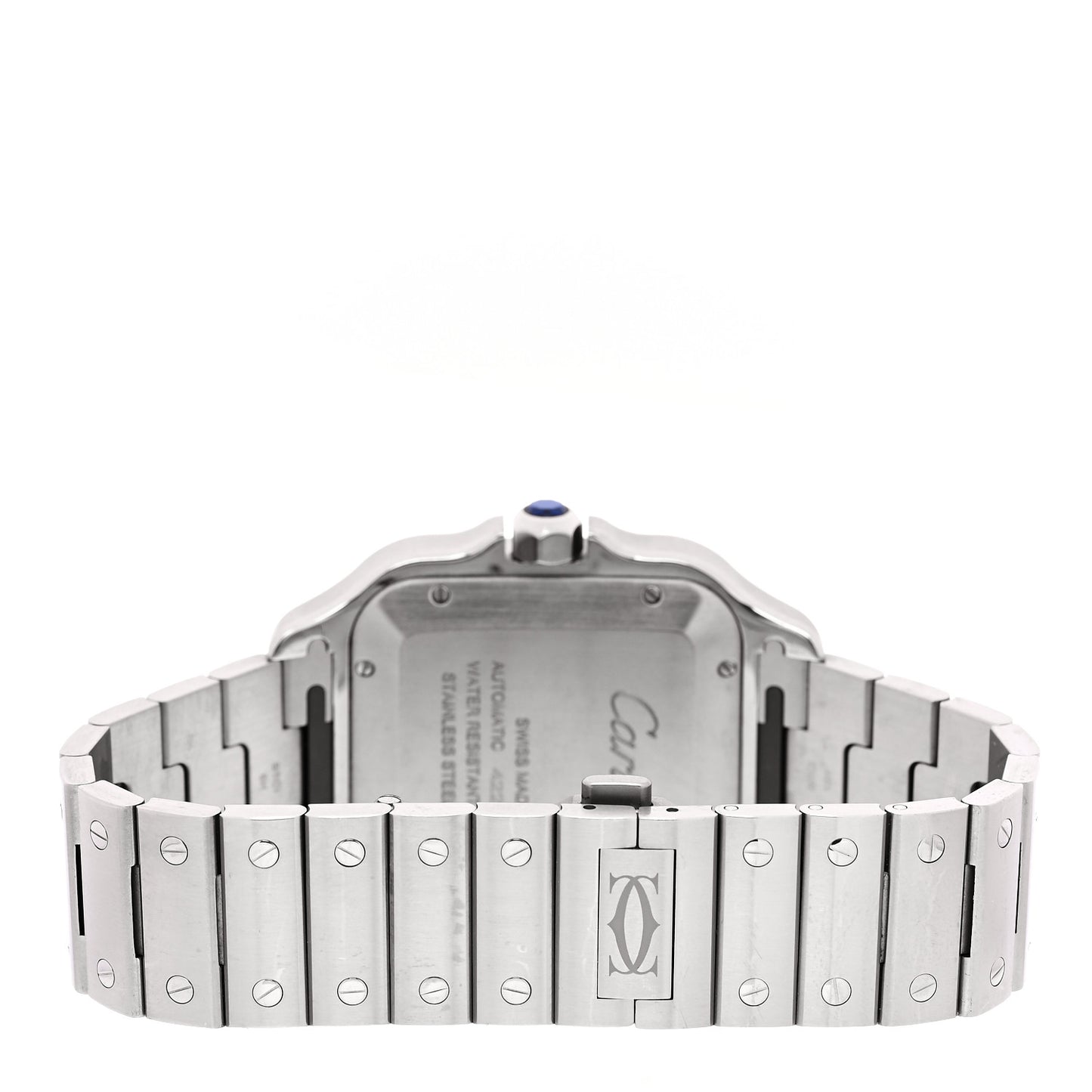 Stainless Steel 39.8mm Santos De Cartier Automatic Watch