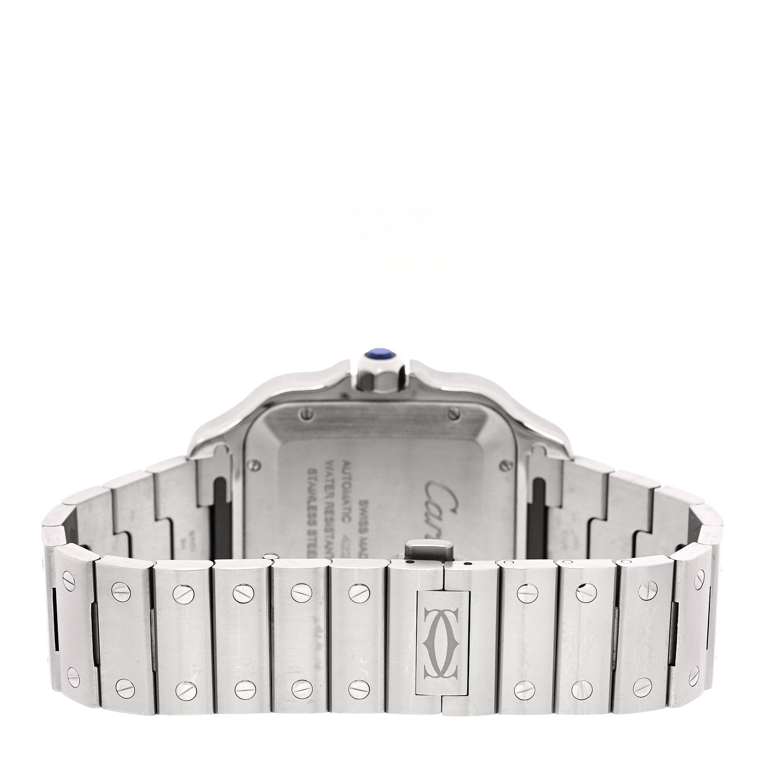 Cartier Stainless Steel 39.8mm Santos De Cartier Automatic Watch 3 of 5