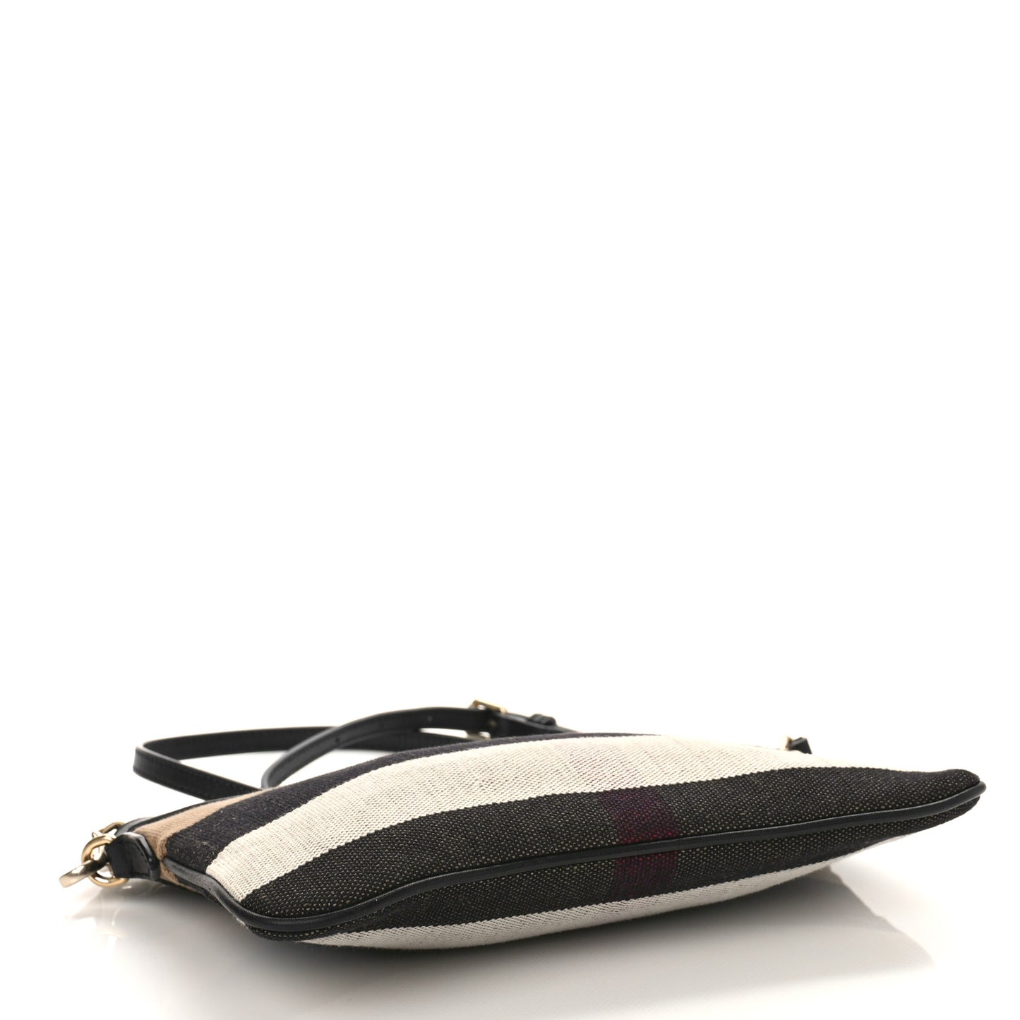 Mega Check Peyton Crossbody Clutch Bag Black