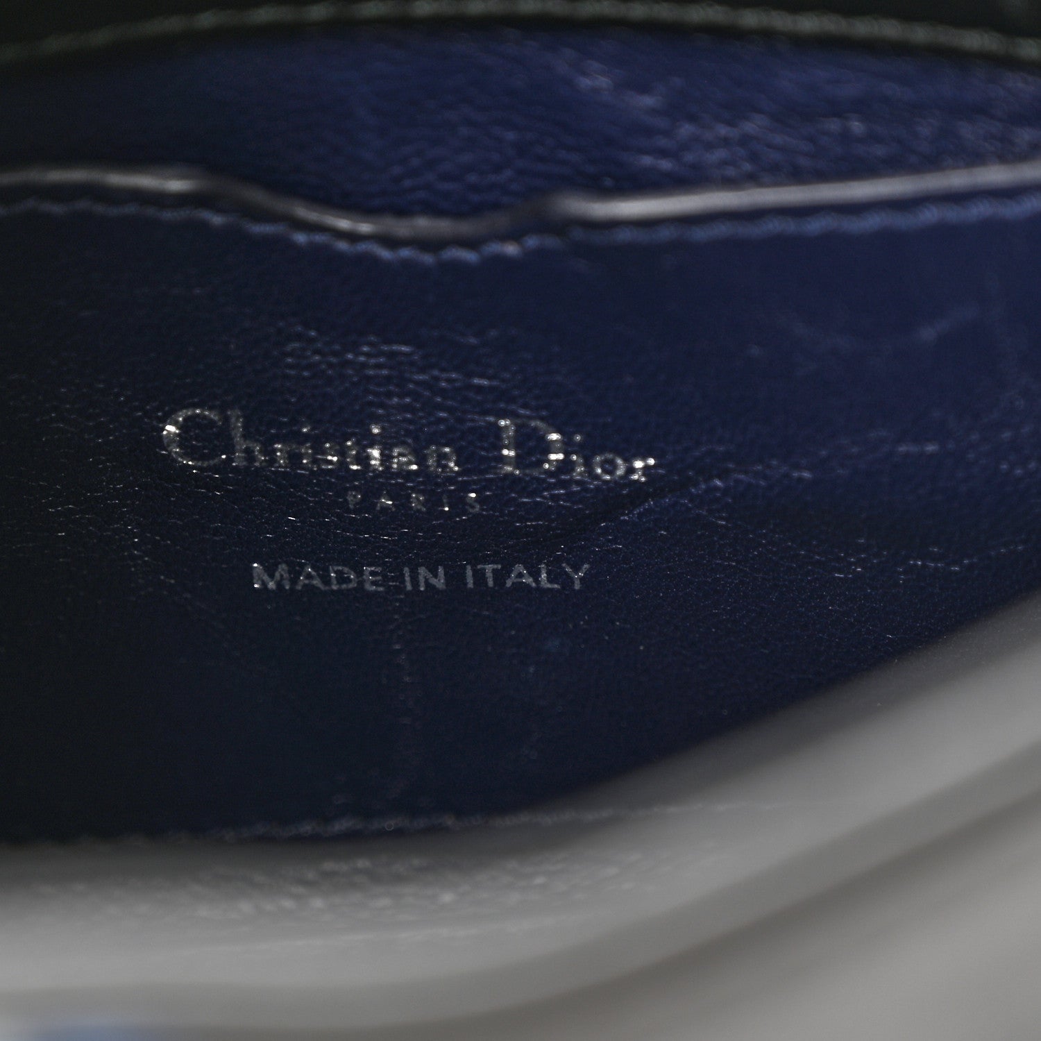 Christian Dior CHRISTIAN DIOR Smooth Calfskin Embroidered Micro Lady Dior Black 6 of 13