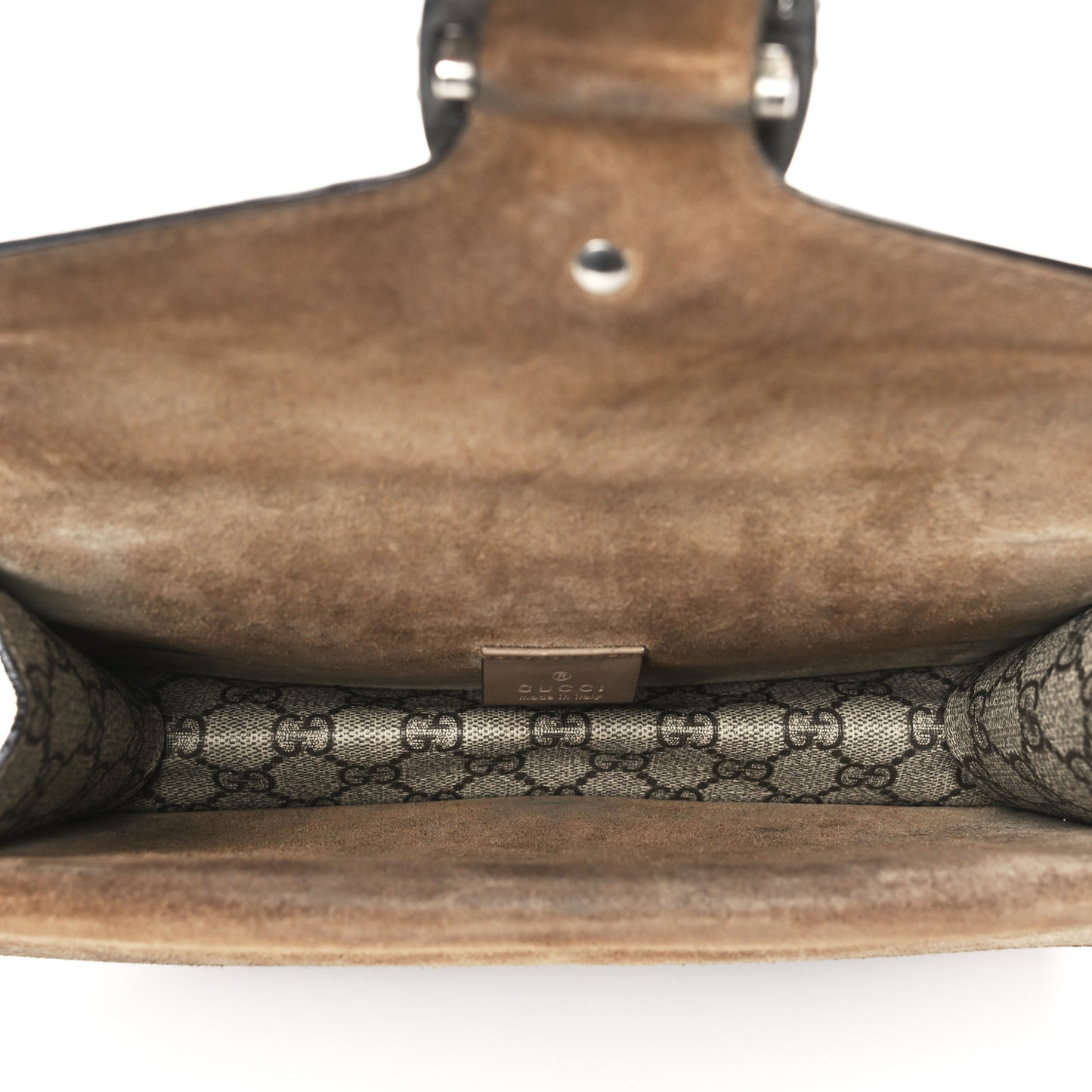 GG Supreme Monogram Small Dionysus Shoulder Bag Taupe