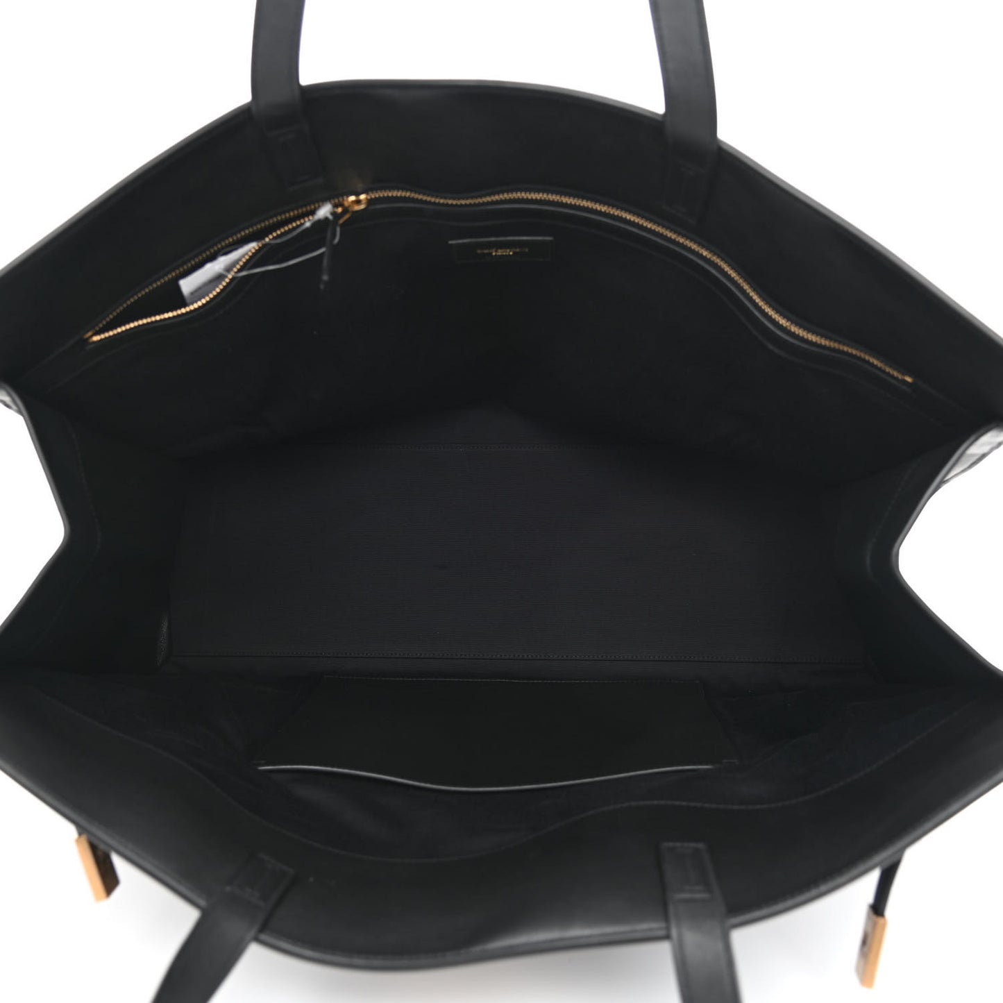 Calfskin Large Manhattan Shopper Tote Black