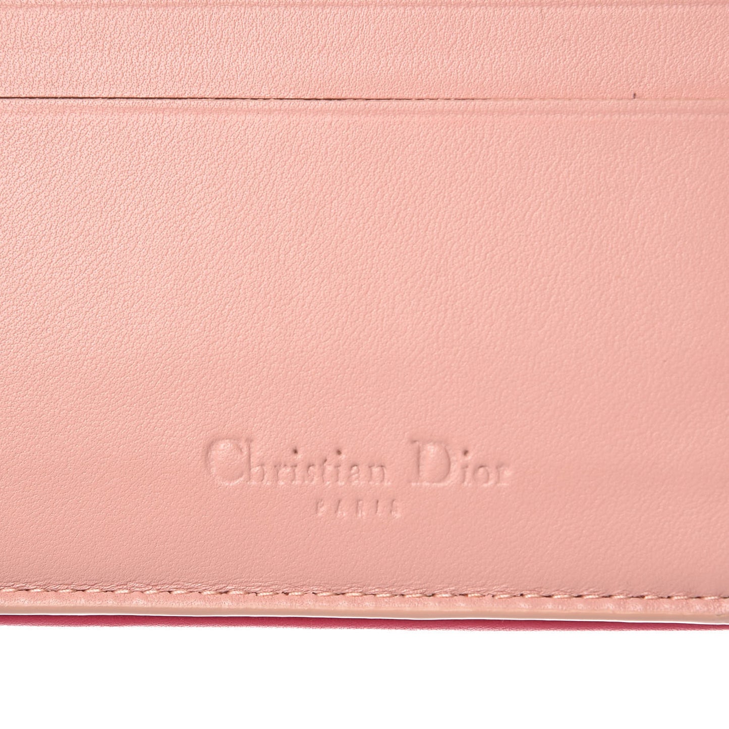 Lambskin Cannage Rendezvous Wallet Fuchsia