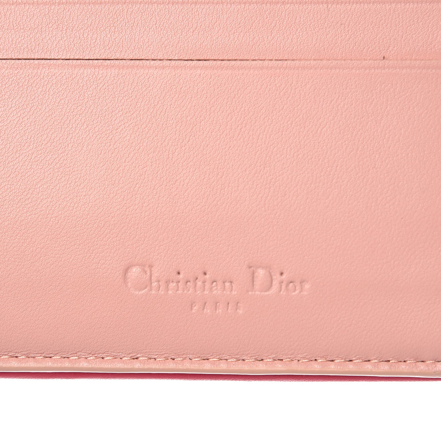Christian Dior Lambskin Cannage Rendezvous Wallet Fuchsia 6 of 7