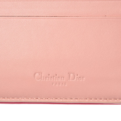 Christian Dior Lambskin Cannage Rendezvous Wallet Fuchsia 6 of 7