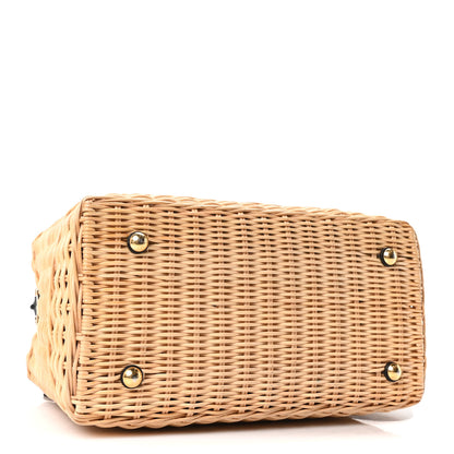Louis Vuitton Rattan Calfskin Capucines BB Black 4 of 9