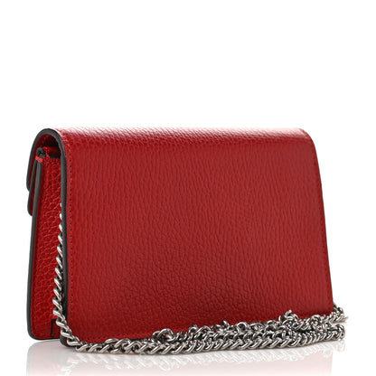 Gucci Calfskin Super Mini Dionysus Shoulder Bag Hibiscus Red 3 of 8