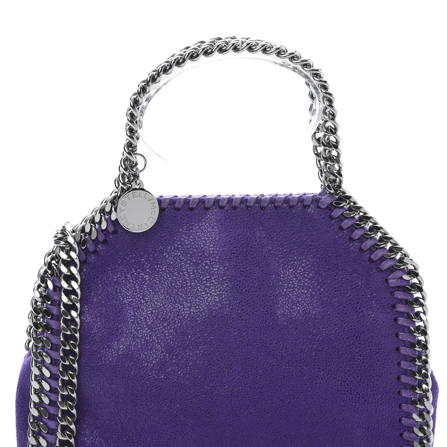 Stella McCartney Shaggy Deer Tiny Falabella Tote Bright Purple 8 of 10