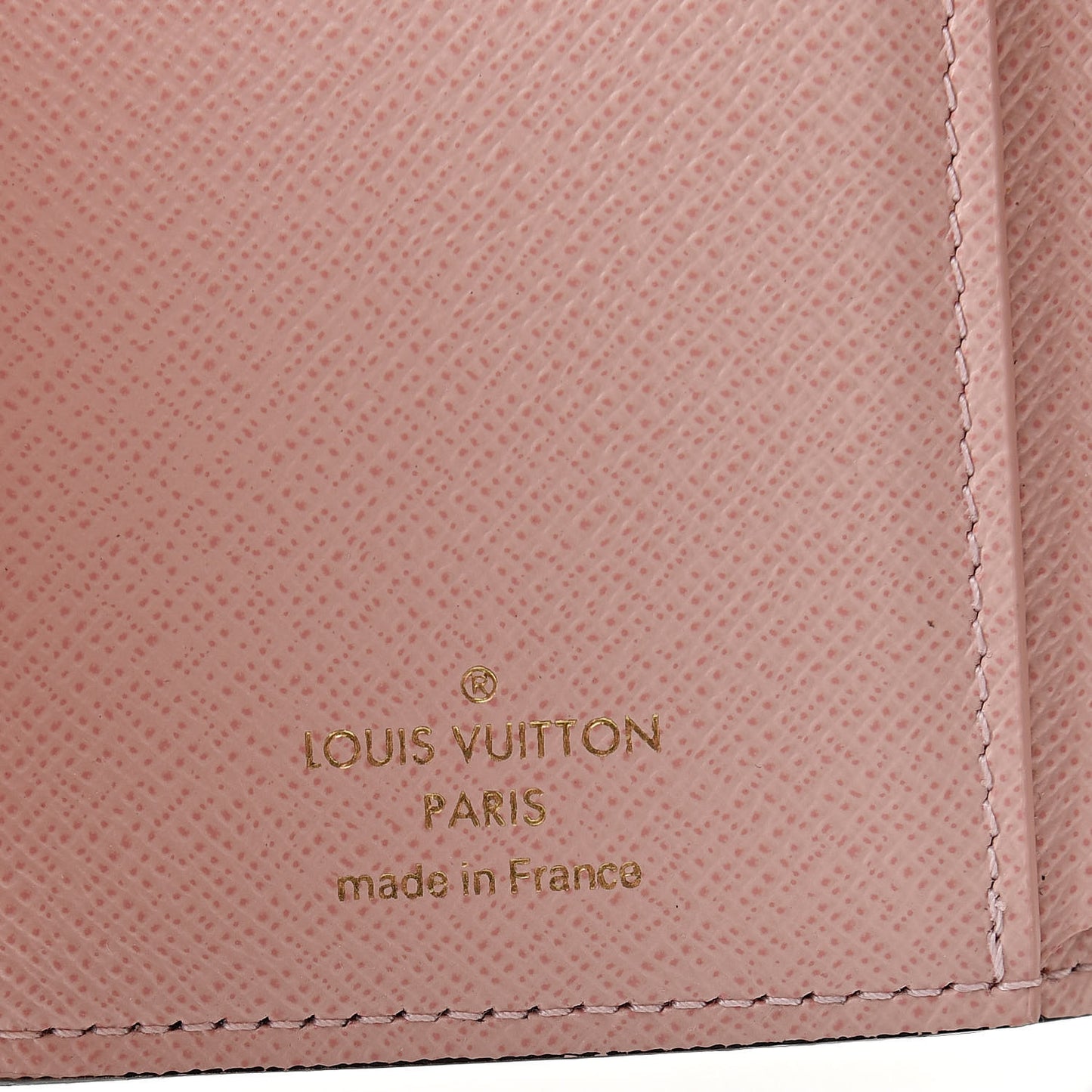 Damier Ebene Victorine Wallet Rose Ballerine