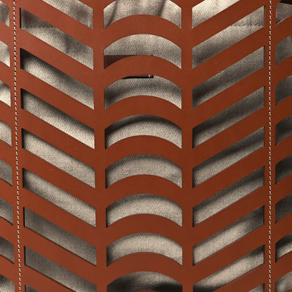 Chloe Calfskin Medium Kayan Basket Tote Bag Caramel 8 of 10