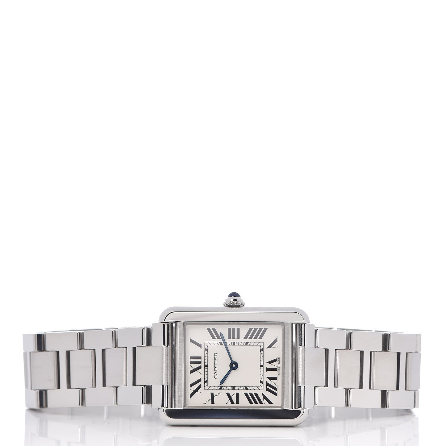 Stainless Steel 24mm Tank Solo Quartz Watch