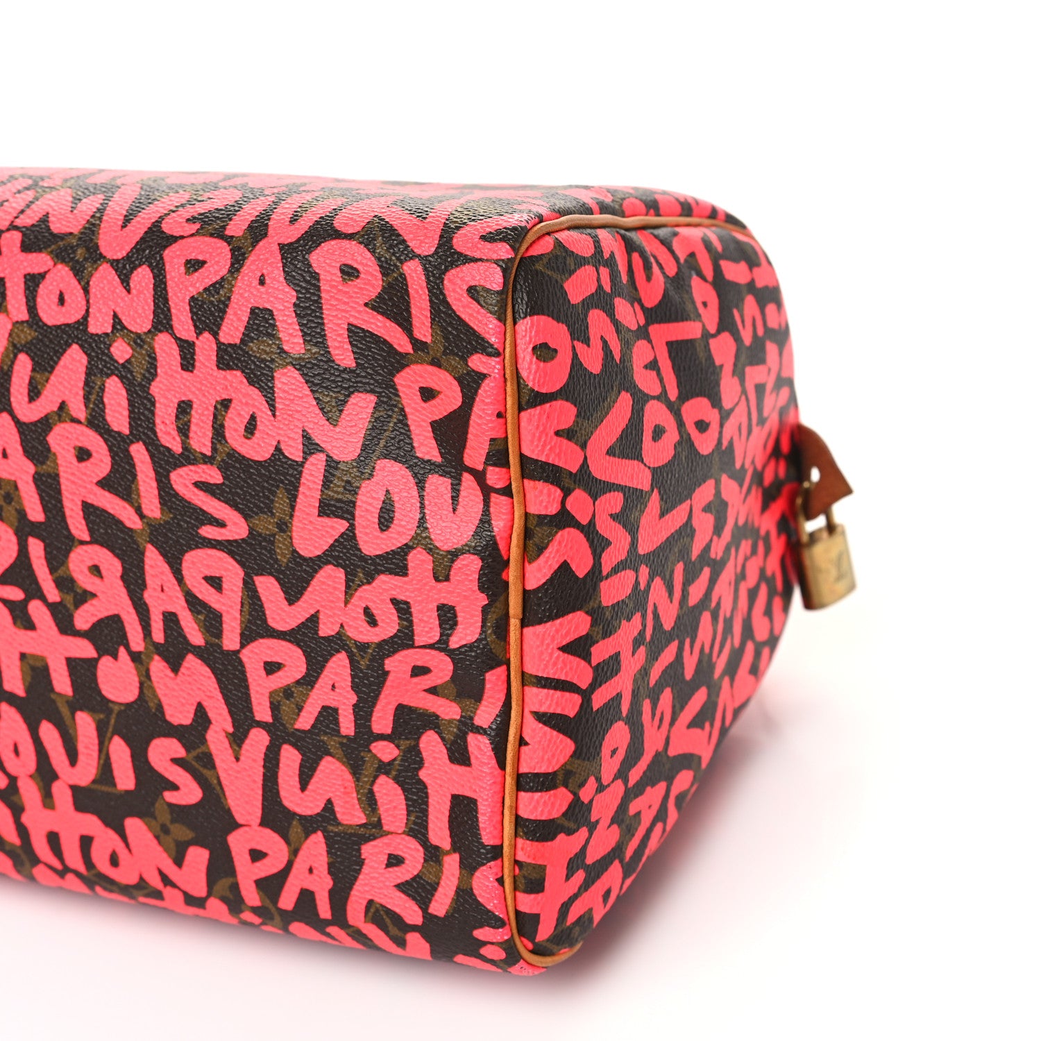 Louis Vuitton Monogram Graffiti Speedy 30 Fuchsia 9 of 11