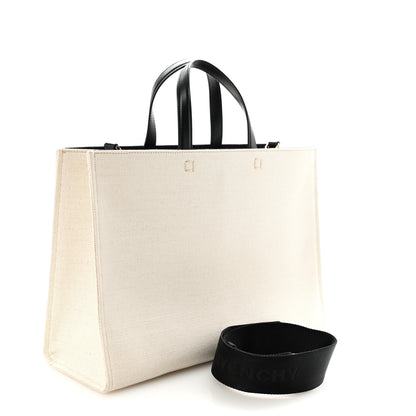 Givenchy Canvas Medium G-Tote Beige Black 3 of 10