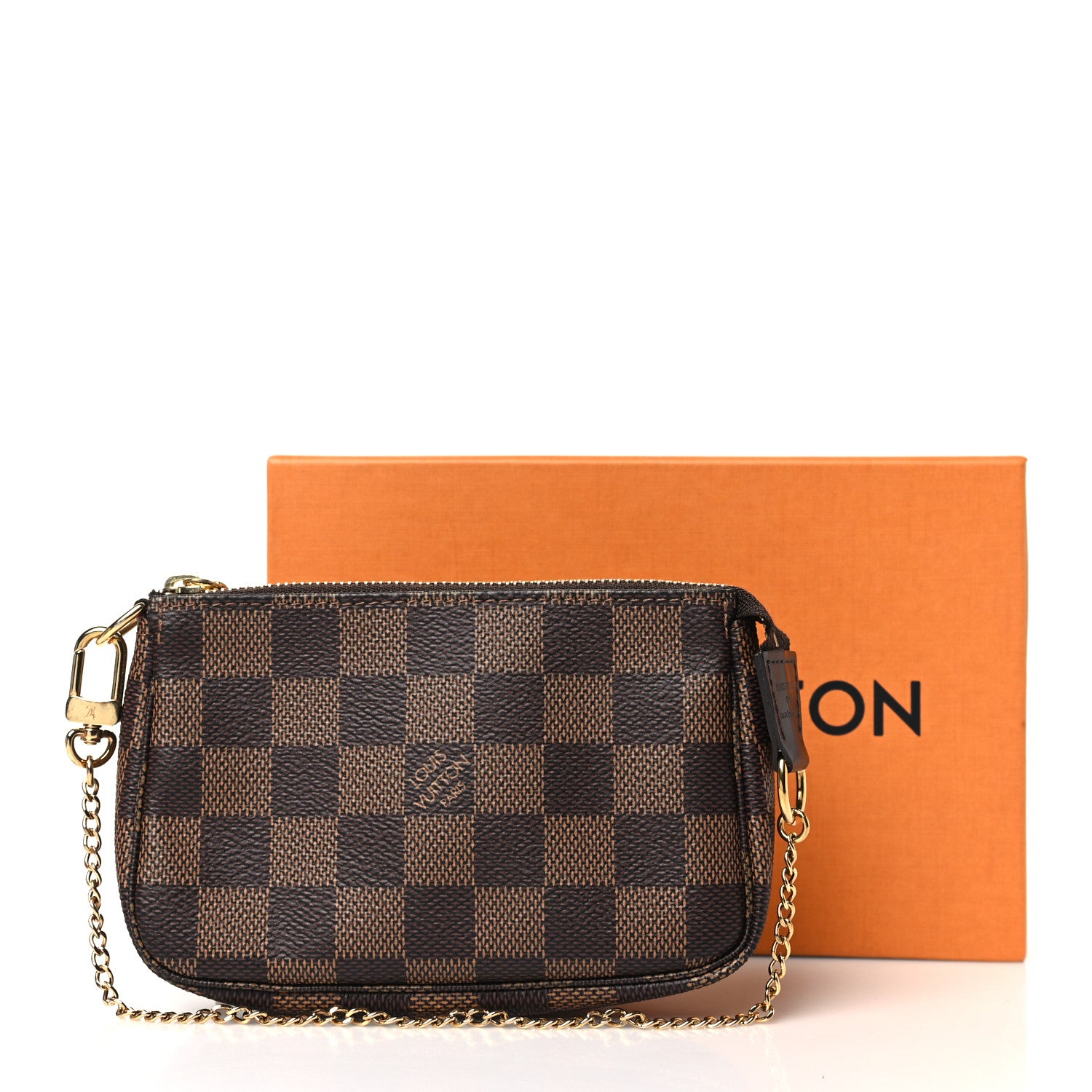 Louis Vuitton Damier Ebene Mini Pochette Accessories 10 of 10