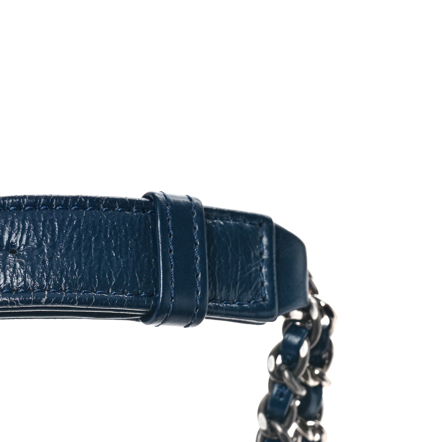 Chanel Tweed Calfskin Quilted Medium Gabrielle Hobo Navy 11 of 11