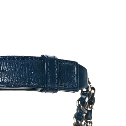 Chanel Tweed Calfskin Quilted Medium Gabrielle Hobo Navy 11 of 11