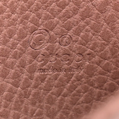 Gucci Dollar Calfskin Interlocking G Chain Wallet Soft Pink 6 of 12
