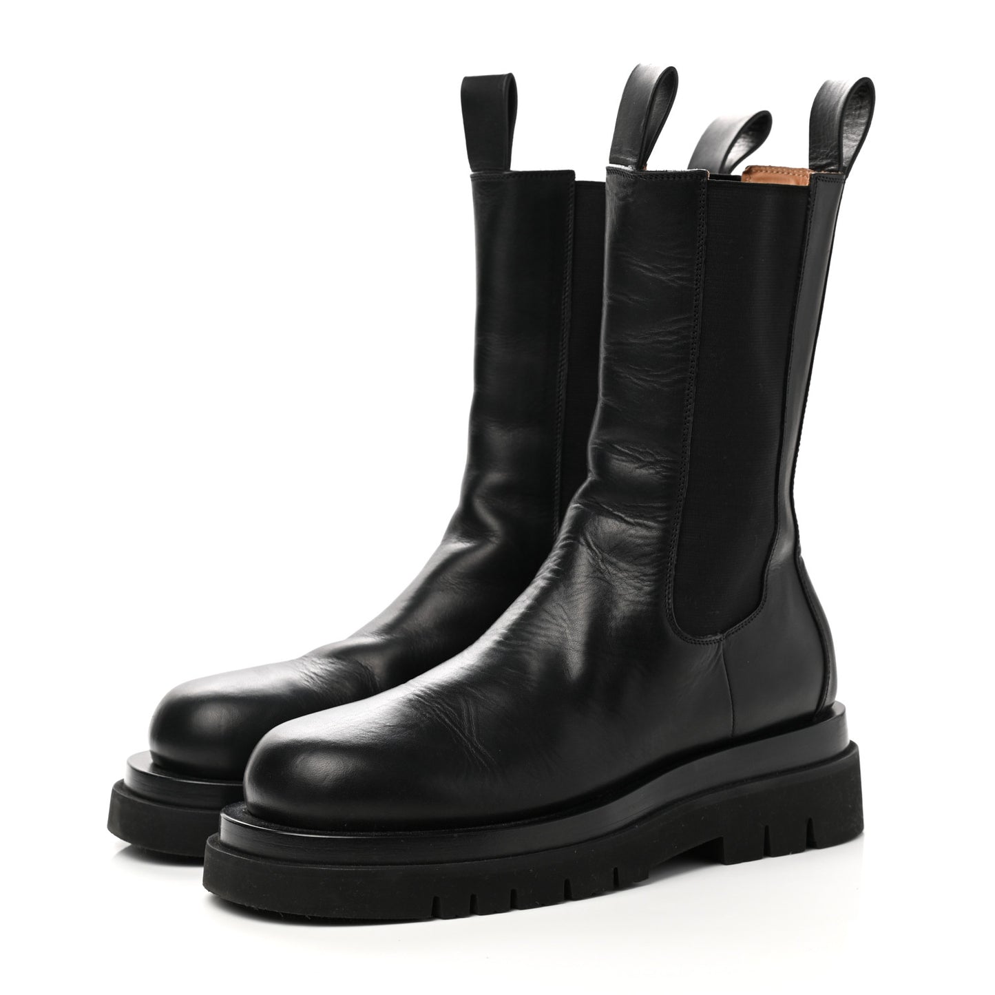 Calfskin The Lug Chelsea 55mm Boots 40.5 Black