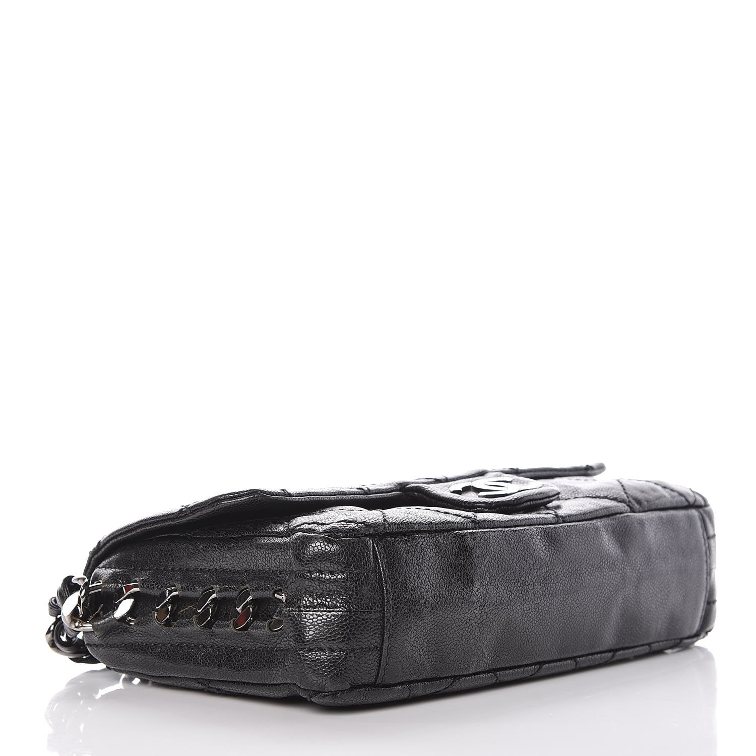 Chanel Glazed Caviar Quilted Modern Chain Flap Black 4 of 9