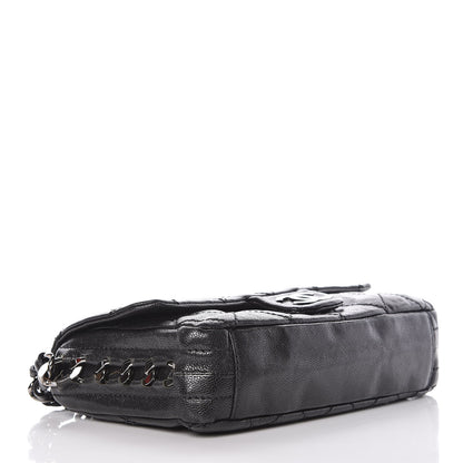 Chanel Glazed Caviar Quilted Modern Chain Flap Black 4 of 9