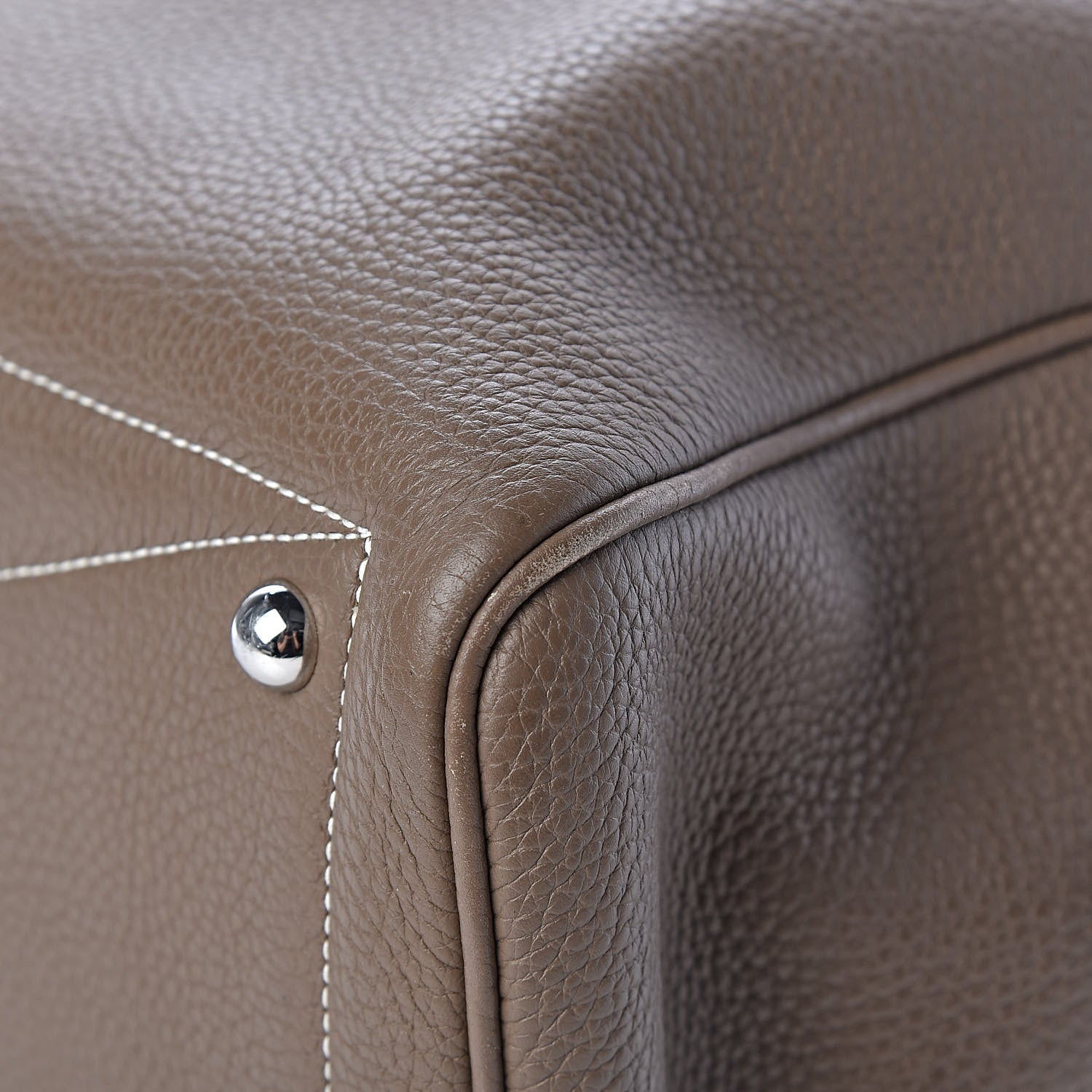 Hermes Taurillon Clemence Victoria II 35 Etoupe 11 of 12