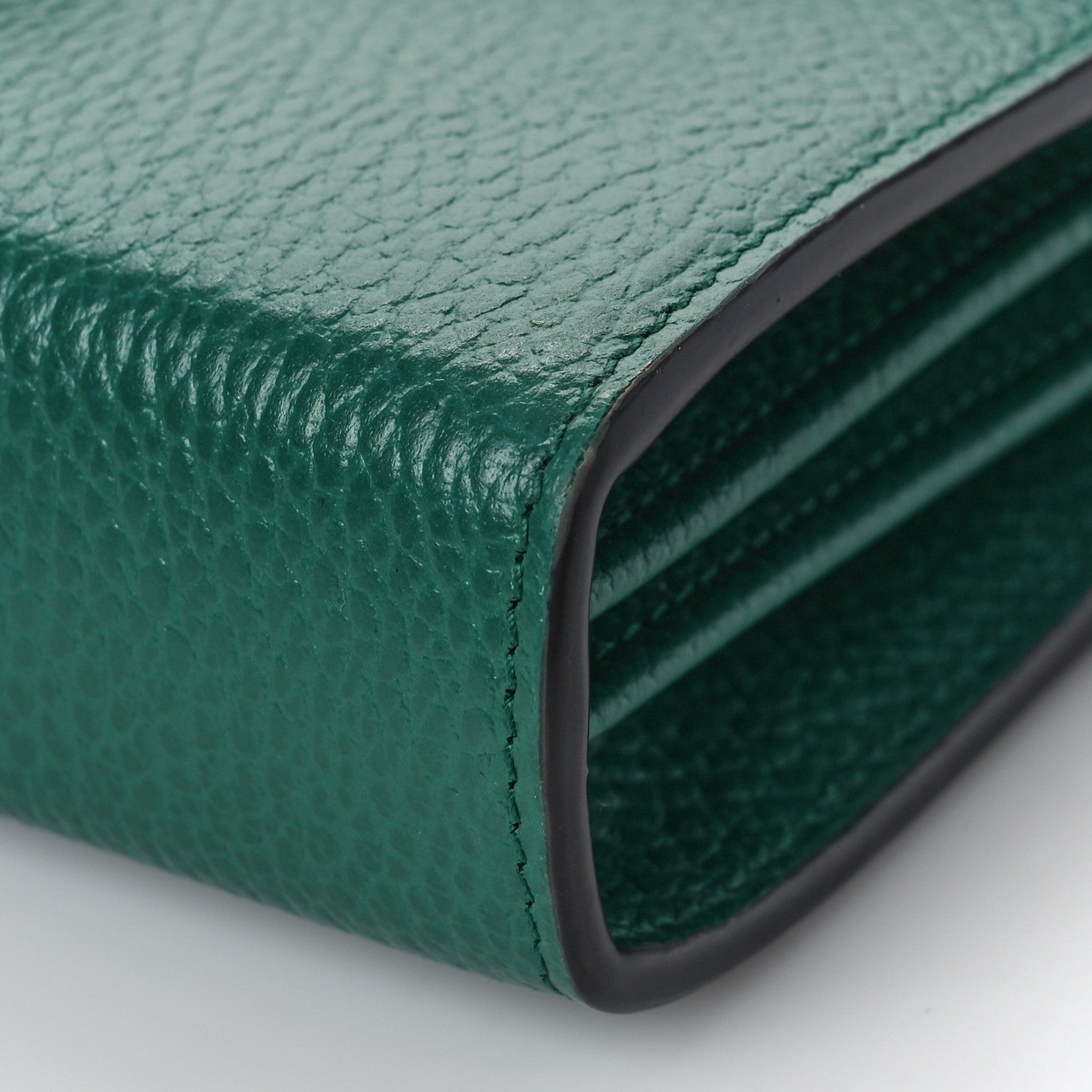 Gucci Calfskin Mini Dionysus Chain Wallet Emerald 9 of 10