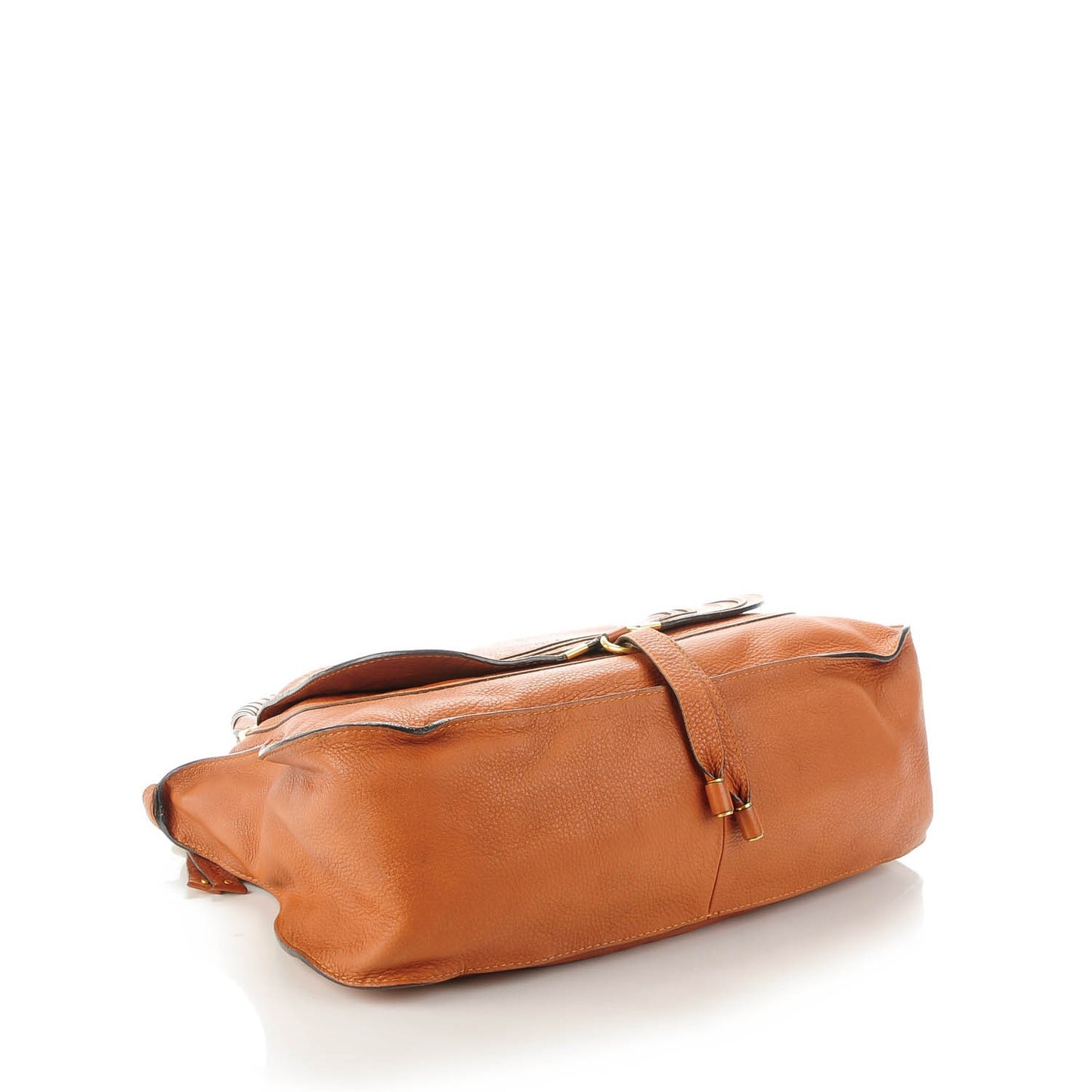 Calfskin Large Marcie Satchel Tan