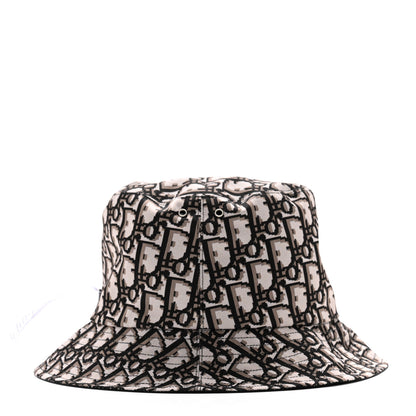Christian Dior Oblique Reversible Teddy-D Brim Bucket Hat 57 Black 11 of 13