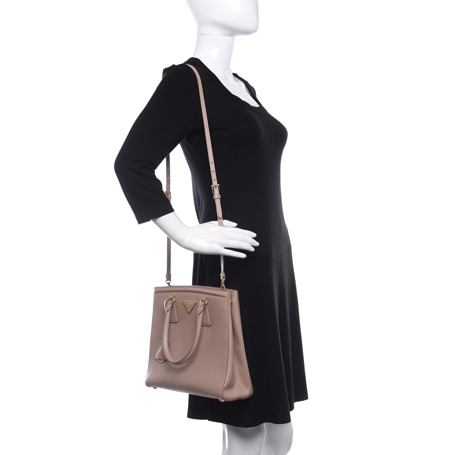 Prada Saffiano Lux Parabole Tote Cammeo 2 of 9