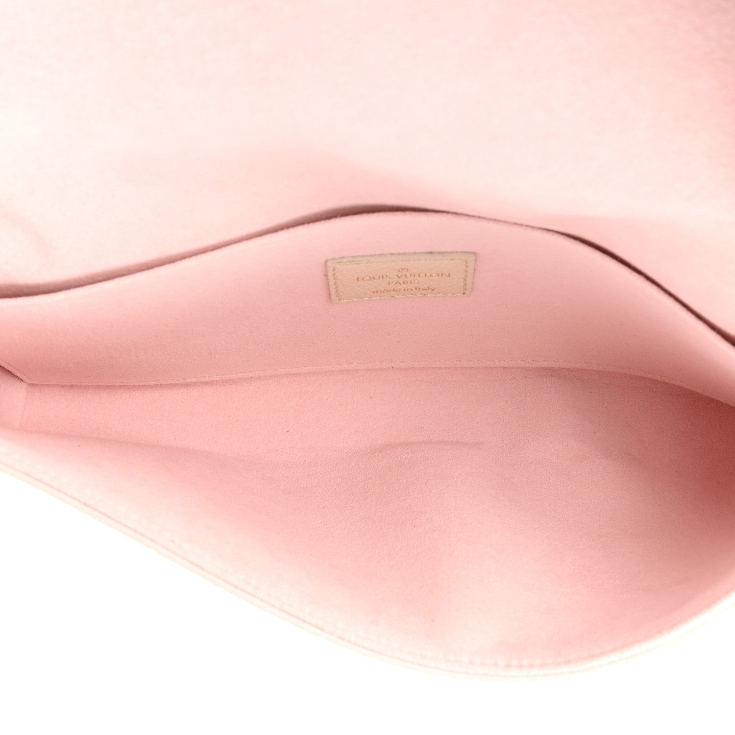 Louis Vuitton Empreinte Spring in the City Felicie Pochette Chain Wallet Pink Beige Yellow 6 of 13