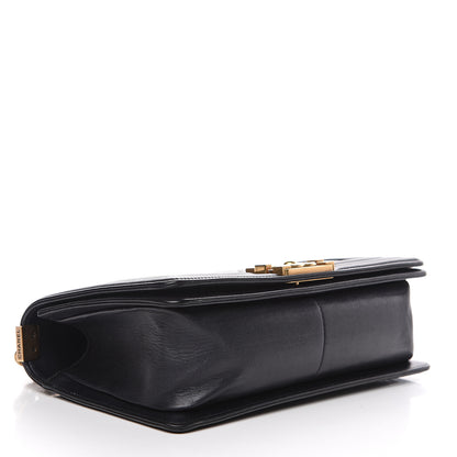Chanel Lambskin Quilted Medium Boy Flap Black 3 of 14