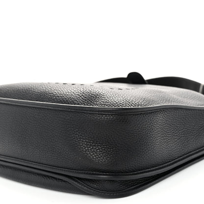 Hermes Taurillon Clemence Evelyne III GM Black 9 of 9