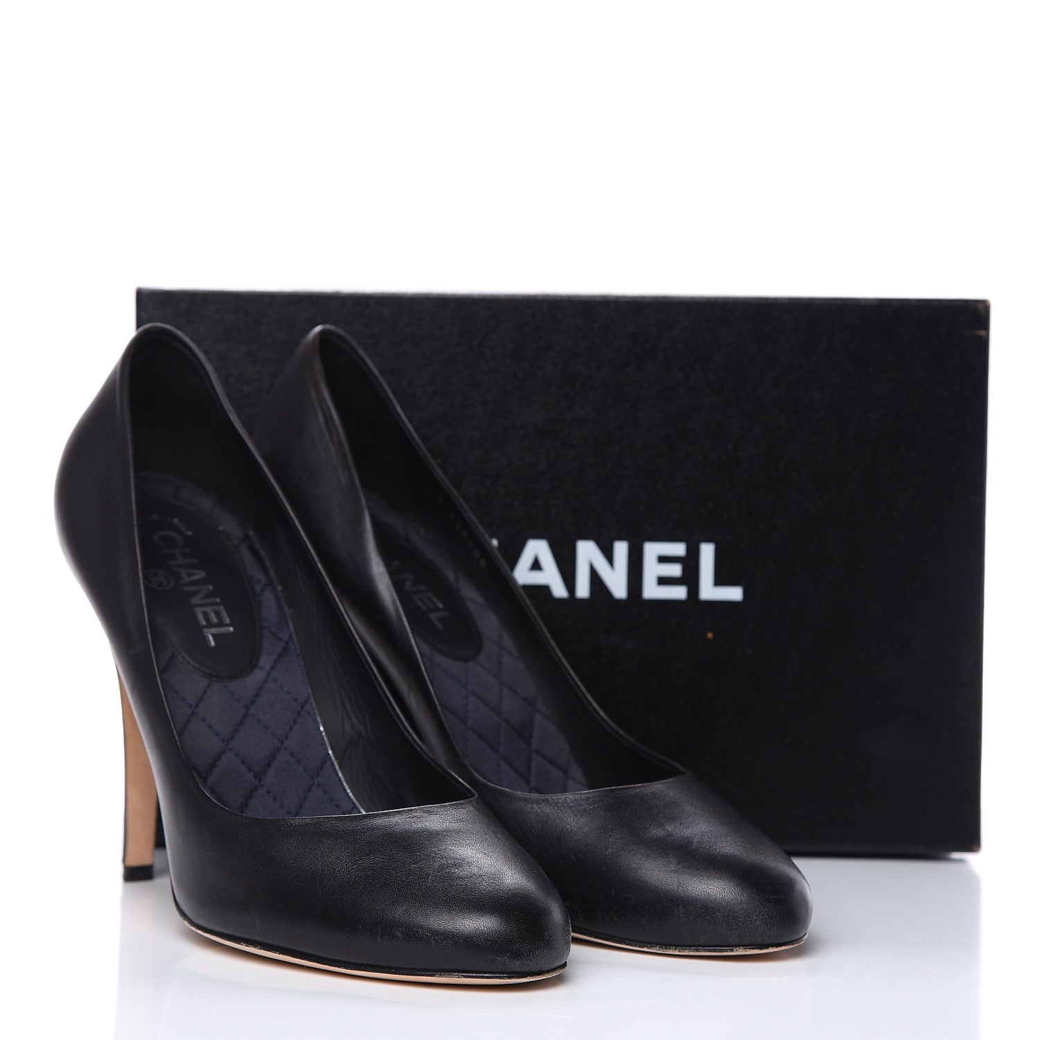 Chanel Lambskin Crystal CC Pumps 41.5 Black 15 of 15