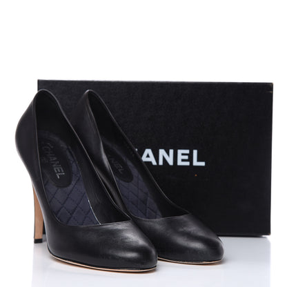 Chanel Lambskin Crystal CC Pumps 41.5 Black 15 of 15