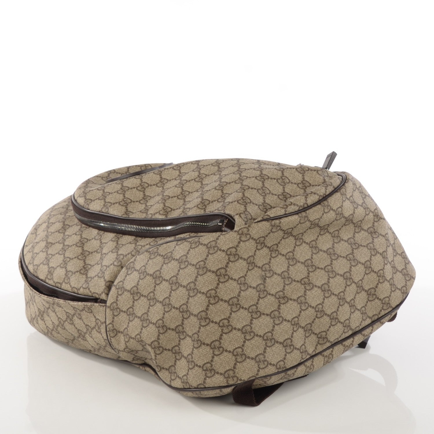 Gucci GG Plus Monogram Interlocking G Medium Backpack Dark Brown 6 of 11