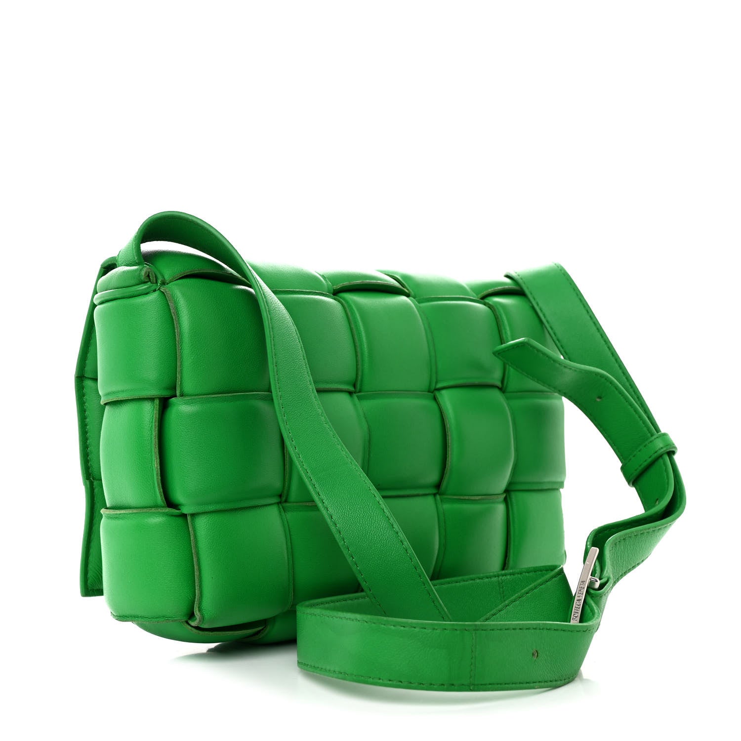 Bottega Veneta Nappa Maxi Intreccio Padded Cassette Crossbody Bag Parakeet 3 of 12