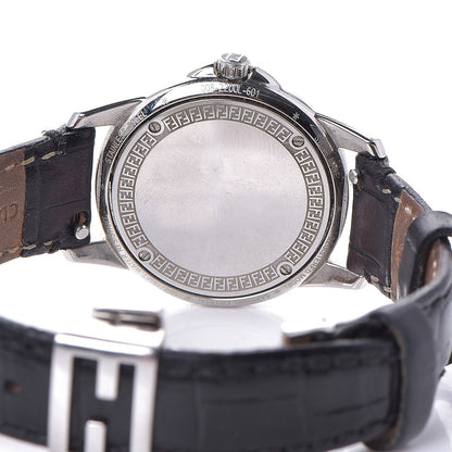 Fendi Stainless Steel Alligator Diamond Mother of Pearl 30mm Orologi Quartz Watch 5 of 11