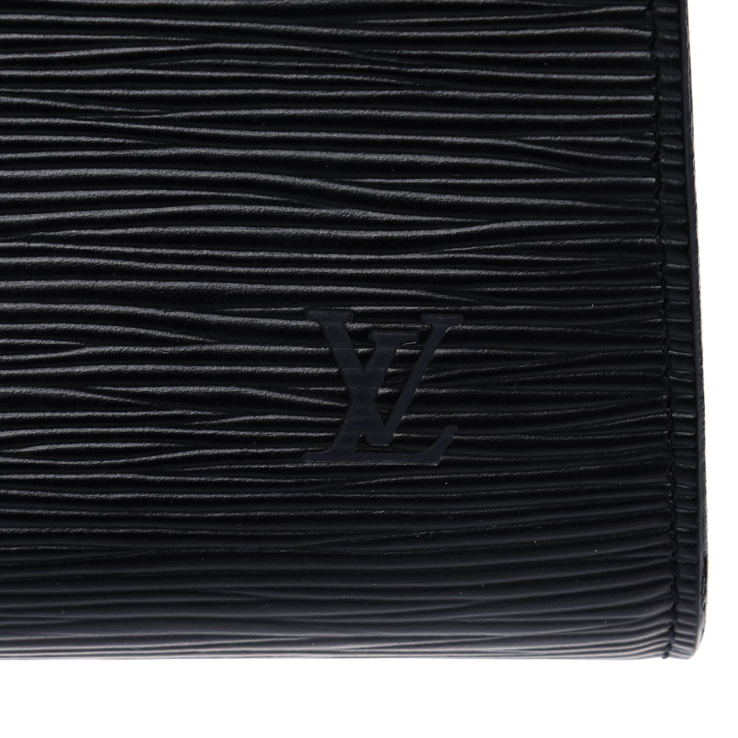 Louis Vuitton Epi Pochette Accessories 24 Black 7 of 9