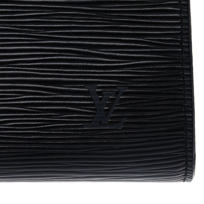 Louis Vuitton Epi Pochette Accessories 24 Black 7 of 9
