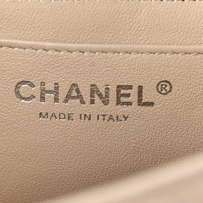 Chanel Caviar Quilted Jumbo Single Flap Beige Clair 6 of 9