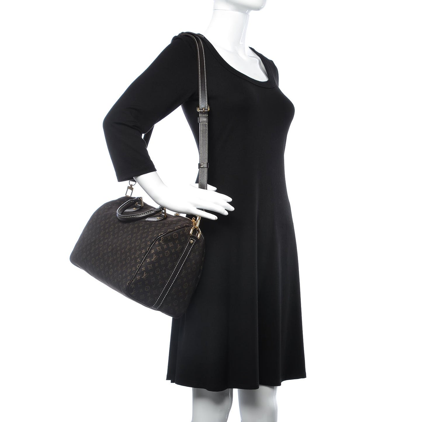 Monogram Idylle Speedy Bandouliere 30 Fusain